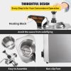 VEVOR Cheese Dispenser with Pump, 2.6 Qt Capacity Cheese Warmer, Stainless Steel Hot Fudge Warmer with Pump 650W Cheese Dispenser