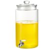 VEVOR Beverage Dispenser, 2 Gallon Drink Dispensers for Parties, Glass Juice Dispenser with Stainless Steel Spigot