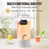 VEVOR Beverage Dispenser, 2 Gallon Drink Dispensers for Parties, Glass Juice Dispenser with Stainless Steel Spigot