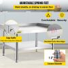 VEVOR Stainless Steel Equipment Grill Stand, 48 x 30 x 24 Inches Stainless Table, Grill Stand Table with Adjustable Storage Undershelf