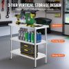 VEVOR Stainless Steel Food Prep Table, 18 x 36 x 34 Inch Commercial Kitchen Worktable, with 2 Adjustable Undershelf