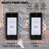 VEVOR F101 Restaurant Pager System 16 Pagers, Max 98 Beepers Wireless Calling System, Touch Keyboard with Vibration, Flashing and Buzzer for Church
