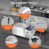 VEVOR Mobile Fryer Filter, 38L Oil Tank Capacity, Oil Filtration System with 10 L/min Oil Filtration Speed