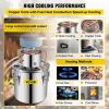 VEVOR Moonshine Still 5 Gal 21L, Distillery Kit with Circulating Pump, Alcohol Still Copper Tube, Whiskey Distilling Kit w/Build-In Thermometer