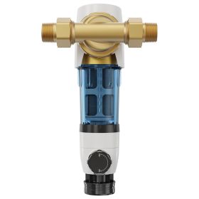 VEVOR Spin Down Filter, 40 Micron Whole House Sediment Filter for Well Water, 3/4" MNPT, 4 T/H High Flow Rate (Default: Default)